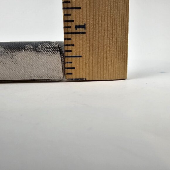 Vintage Painting Canvas Signed Small Water Scene Harbor Boat Landscape Grayscale - Picture 9 of 10